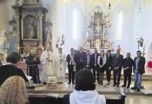 La statua di S. Umile viene accolta a Feldkirche