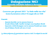 Premiazione del concorso 2021 “La fede nella tua vita”