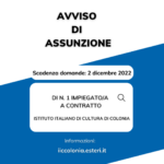Avviso di assunzione IIC Colonia