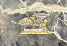 Un antenato della pizza: la scoperta dell’affresco pompeiano