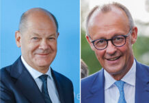 Duello televisivo tra Scholz e Merz