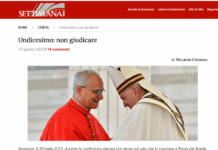 Undicesimo: non giudicare