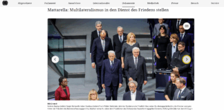 Mattarella al Bundestag. La nostra consegna sia: nie wieder!