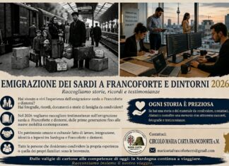 Memorie dell’emigrazione sarda a Francoforte: il Circolo Maria Carta raccoglie testimonianze e ricordi