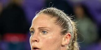 Laura Giuliani, portiere della Nazionale italiana fra i pali dello Stoccarda