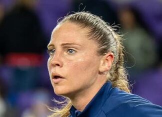 Laura Giuliani, portiere della Nazionale italiana fra i pali dello Stoccarda